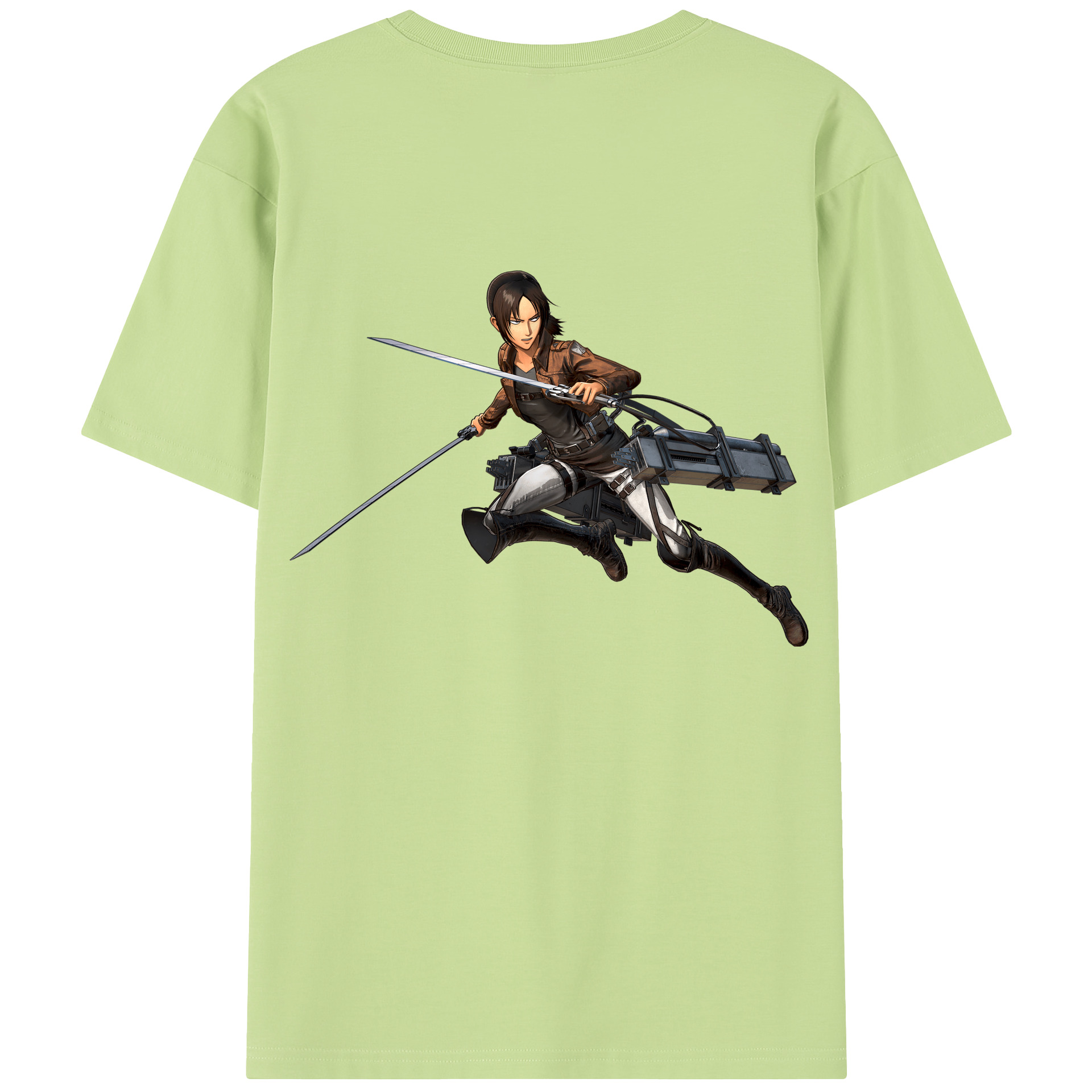 （画像用） 進撃の巨人 Attack on Titan 綿100％半袖Tシャツ（背面プリント）